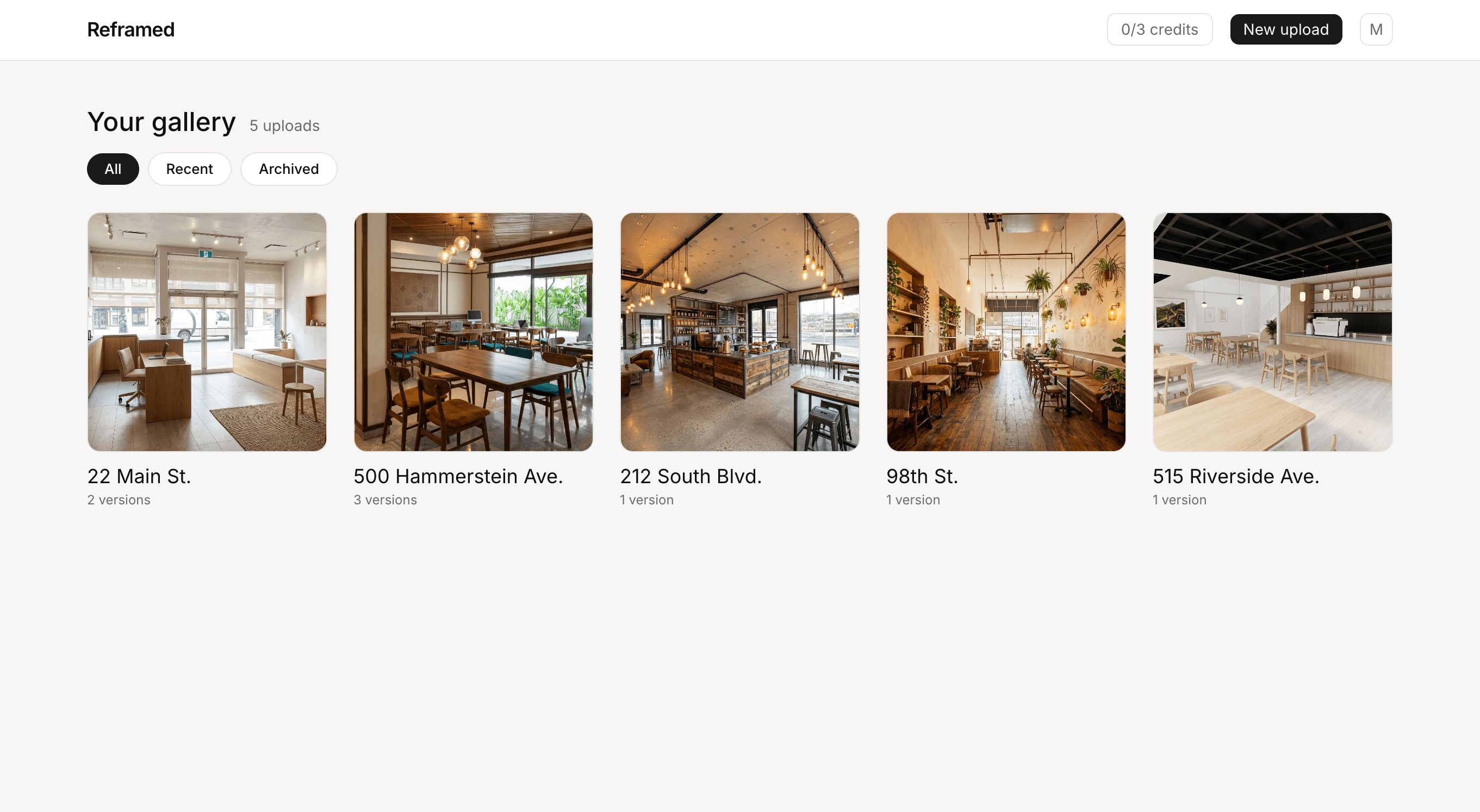 Reframed gallery preview