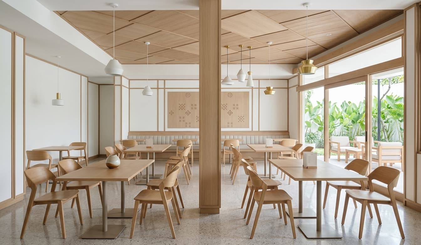 AI-generated café reframe
